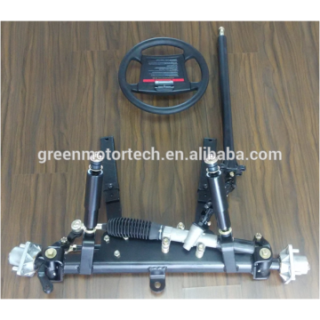 Light load vehicle steel front suspension system